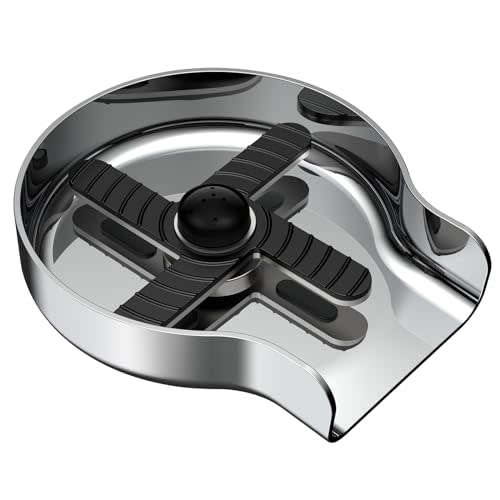 HGN Glass Rinser for Kitchen Sinks,Stainless Steel Sink Cup Washer,Cup Rinser Bar Cup Cleaner Sink Attachment (Chrome)