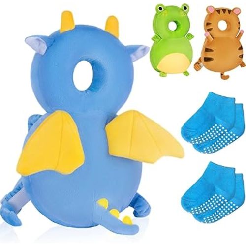 Baby Head Protector,Head Protection Back Pack for Sitting Crawling Walking,Adjustable Toddlers Safety Pad Cushion