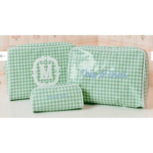 Patterned Toiletry Bag Trio (3 pieces)