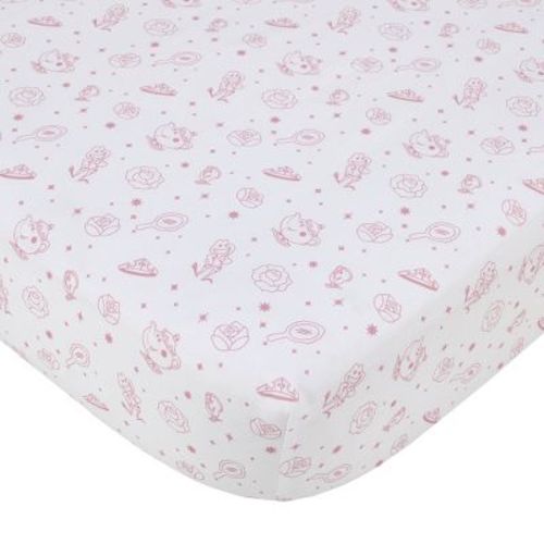 Disney Princess Make A Wish Fitted Crib Sheet