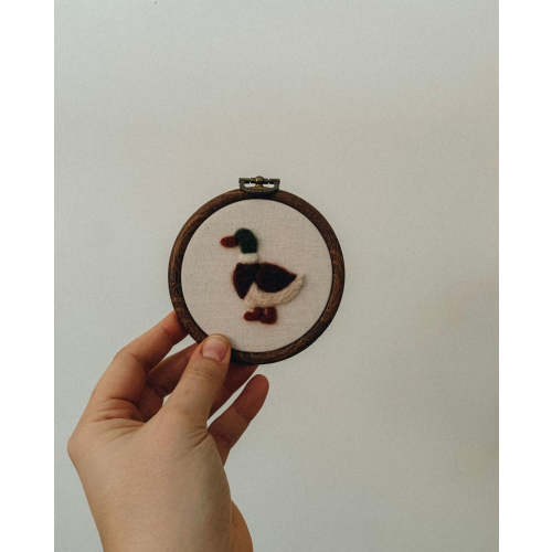 hand felt embroidery