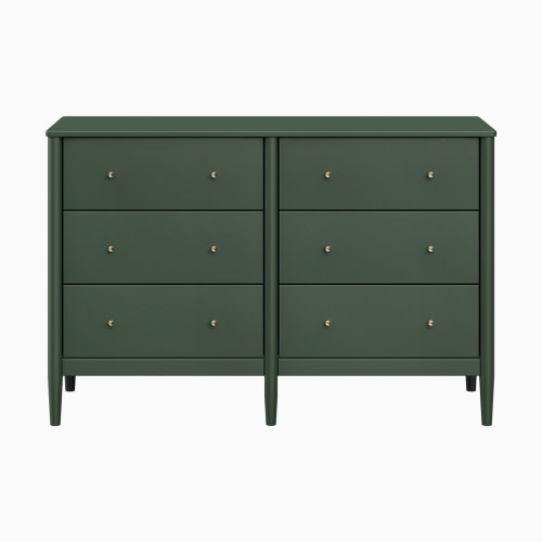 daVinci Frem 6-Drawer Dresser - Forest Green