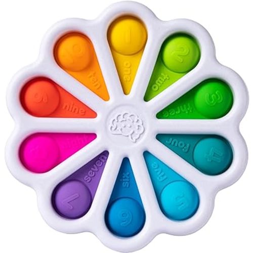 Fat Brain Toys Dimpl Digits - Popping, Number-Learning Sensory Preschool Toy