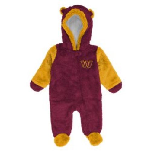 NFL Team Apparel Newborn Washington Commanders Stay Napping Fleece Coverall | Dick's Sporting Goods
