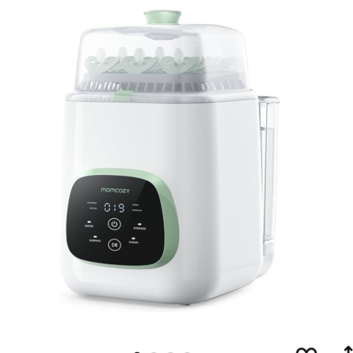 Momcozy KleanPal Pro Baby Bottle Washer, Sterilizer & Dryer - All-in-One Cleaning Machine for Bottles, Pump Parts & Baby Essentials - Time-Saving & Effortless Care