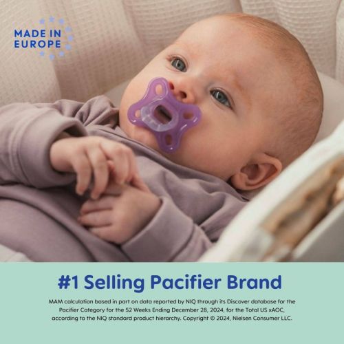 MAM Comfort 1 Newborn Lightweight Silicone Pacifier