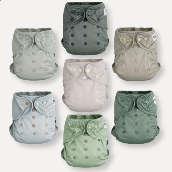 Morning Dew Diaper Covers - set of 7