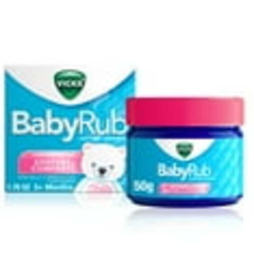Vicks BabyRub, Non-Medicated Baby Chest Rub Ointment with Soothing Eucalyptus, Lavender 1.76 oz