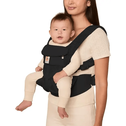 Ergobaby Omni Classic (formerly OMNI 360) All-Position Baby Carrier for Newborn to Toddler with Lumbar Support and Cool Air Mesh, 7-45 Pounds, Onyx Black, One Size
