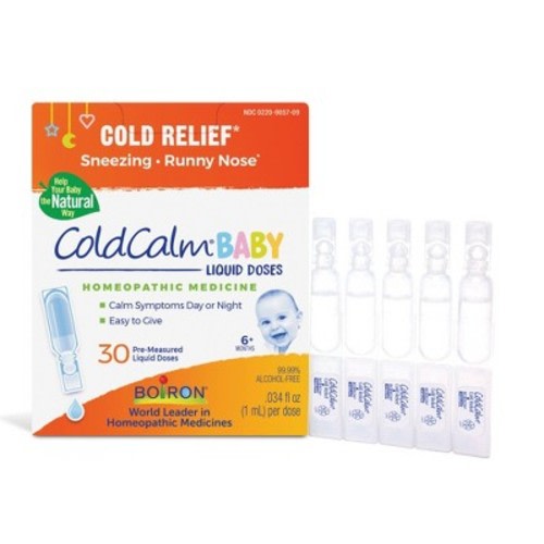 Boiron ColdCalm Baby Homeopathic Medicine For Cold Relief - 30 Doses Liquid