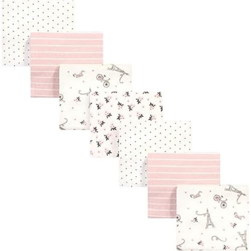 Hudson Baby Unisex BabyCotton Flannel Receiving Blankets Bundle
