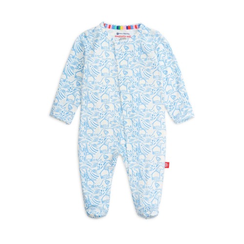 Blue Herds of a Feather Footie, 3-6M