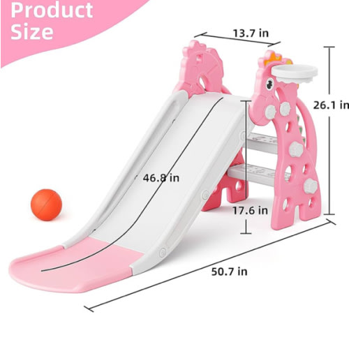 67i Toddler Slide for Indoor & Outdoor Play