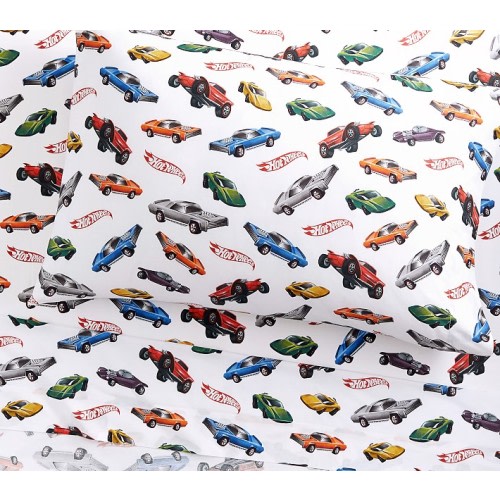 Twin Hot Wheels™ Organic Sheet Set & Pillowcases