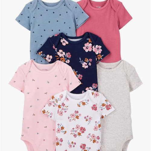Simple Joys by Carter's Baby Girls' 6-Pack Sleeveless Bodysuit