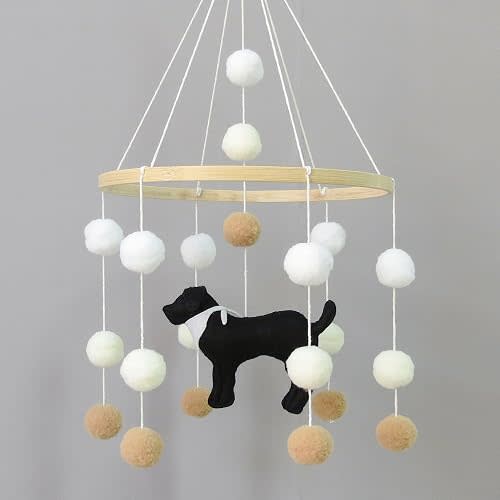 Baby Crib Mobile for Girls Boys Dog Theme Baby Mobile for Crib Puppy Nursery Mobile
