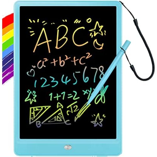 ORSEN 10 Inch LCD Doodle Board Writing Tablet for Kids - Colorful Drawing Pad and Educational Toy Gift for 3-6 Year Old Boys and Girls