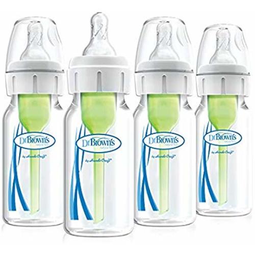 Dr. Brown's Options+ Baby Bottle, 4 Ounce (Pack of 4) - 4 Ounce (4 Count)