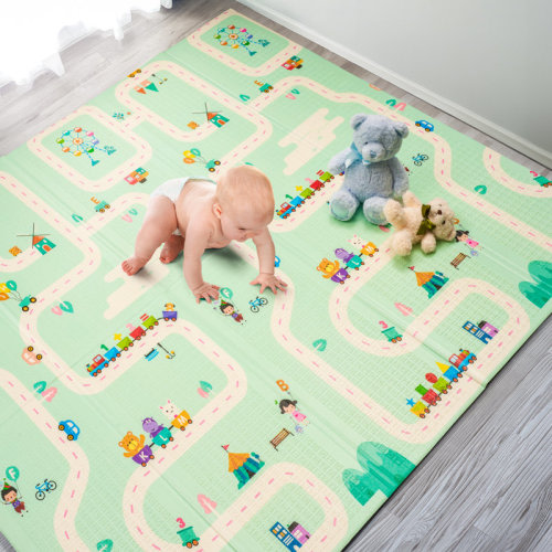 Sorbus 78" Road Trip Route Kids Foam Mats | Wayfair