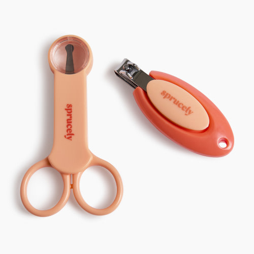 Sprucely Baby Nail Clippers & Scissors - Cantoulope