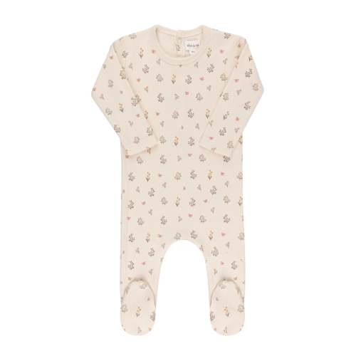 Garden Floral Print Collection - Footie