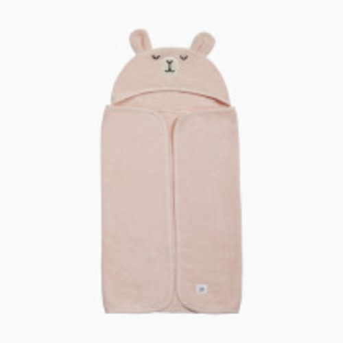 Tiny Kind Cozy Critter Organic Towel - Cloud Pink Bunny, 0-24 M