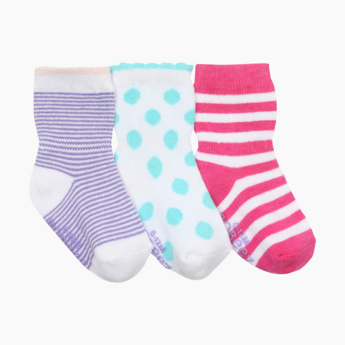 Robeez Socks (3 Pack) - Pretty Dot, 0-6 Months