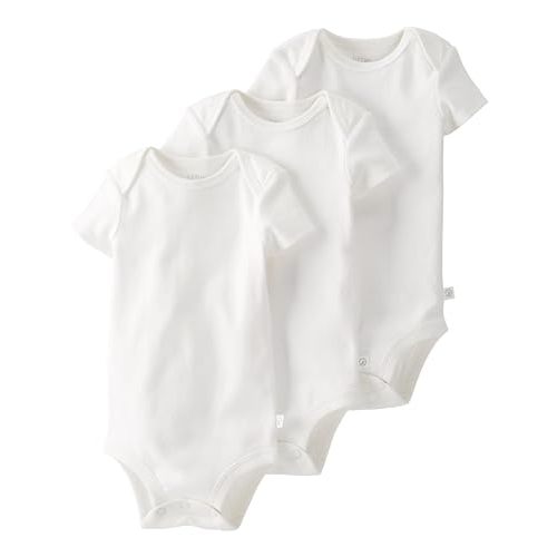 little planet by carter's Unisex 3-pack Short Sleeve Bodysuits Made With Organic Cotton