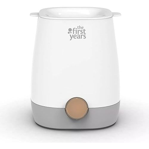The First Years Baby Bottle Warmer and Sterilizer - Pacifier and Bottle Nipple Sanitizer - Feeding Baby Essentials for Formula or Breast Milk - Holds Multiple Sizes