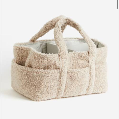TEDDY FLEECE CHANGING BAG