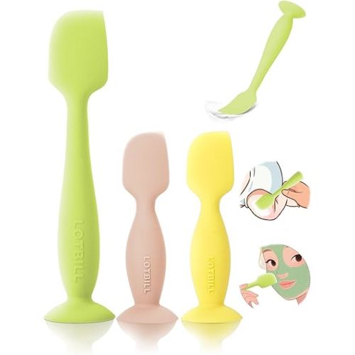 Diaper Cream Spatula, 2 Pack Butt Spatula Baby, Silicone Diaper Cream Applicator, Full-Size and Mini Butt Paste Spatula for Babies, Newborn Baby Necessities (Pink)