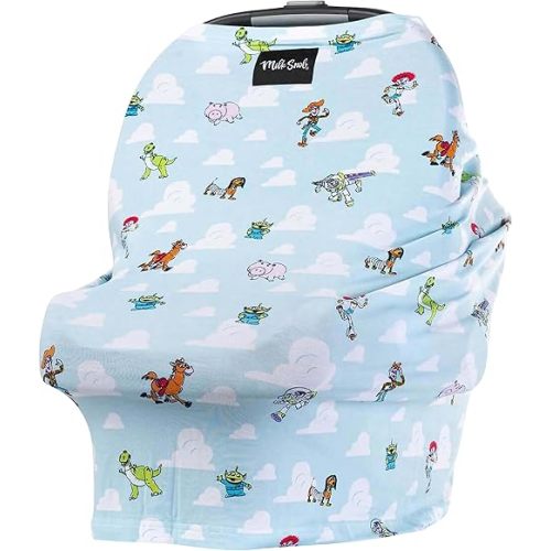 Milk Snob Original Disney Toy Story 5-in-1 Baby Cover, Breastfeeding, Car Seat, Carrier, Stroller, High Chair, Shopping Cart, Lounger Canopy, Baby Shower Gender Neutral Gifts, Nursing Top