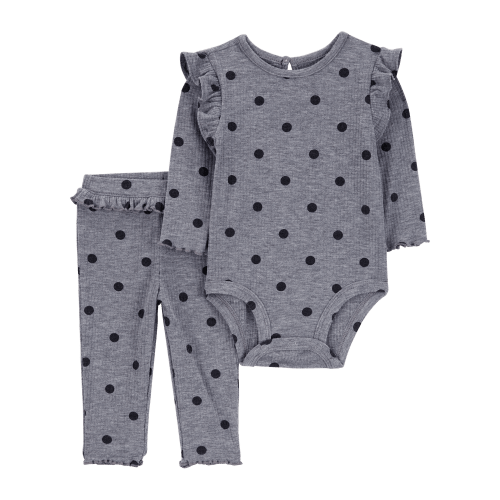 Baby 2-Piece Polka Dot Bodysuit Pant Set - Carter's | Carter's