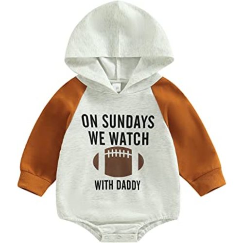 Football with Daddy Onesie (0-3 months)