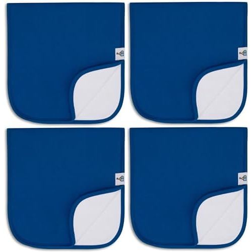Toppy Organic Cotton Burp Cloths | Soft and Absorbent | Baby Infant Boys and Girls | Large - 21" x 10"