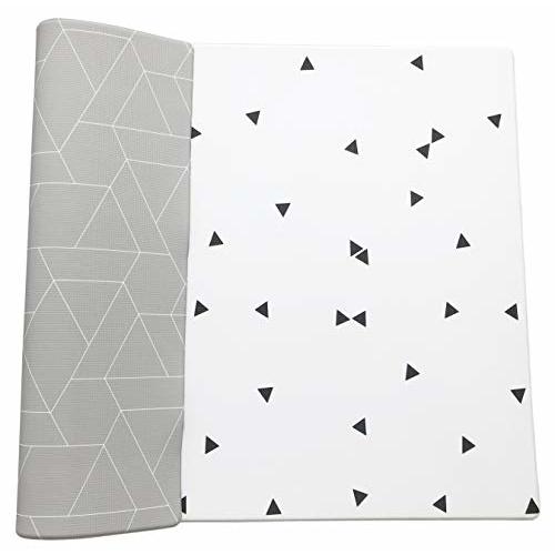 Ofie Mat by LITTLE Bot, Soft Baby Play mat, Reversible Foam Floor mat, Waterproof, 6.5 ft x 4.5 ft, Durable and Non-Toxic (Zen line, Large)