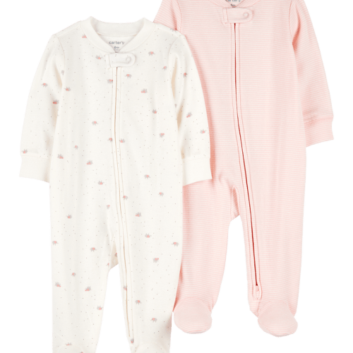 Multi Baby 2-Pack 2-Way Zip Cotton Sleeper | Carter’s Oshkosh Canada