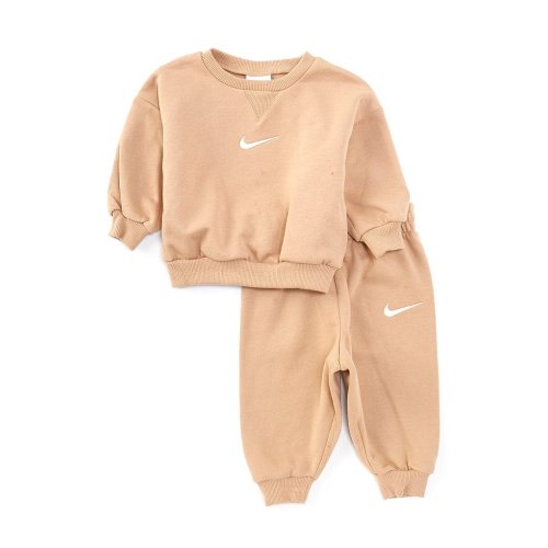 Nike Baby Boys 12-24 Months Long Sleeve Essential Fleece Sweatshirt & Matching Jogger Pant Set