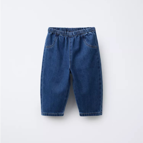 DENIM POCKET PANTS - Mid-blue | ZARA United States