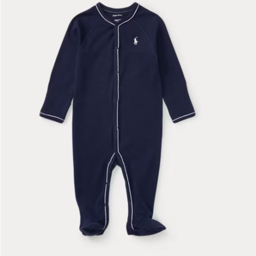 Cotton Jersey Footed Coverall | One-Pieces Baby | Ralph Lauren