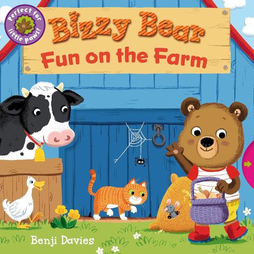 Bizzy Bear: Fun on the Farm: (Interactive Board Book for Toddlers - With Sturdy Tabs and Slides to Push and Pull)