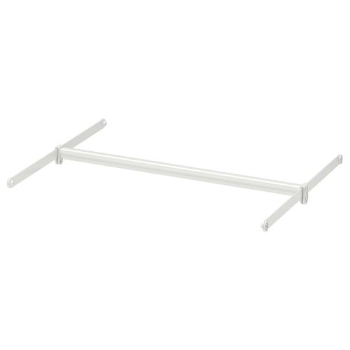 HJÄLPA Clothes rail +2 suspension rails - adjustable/white 23 5/8-39 3/8x21 5/8 "