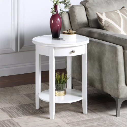Wrought Studio™ Carbin End Table with Storage & Reviews | Wayfair