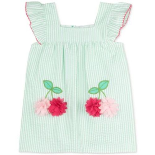 Baby Girls Cherry Seersucker Dress