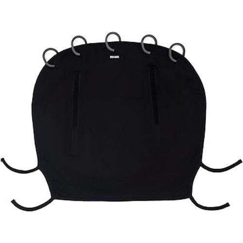 Dooky Sun Shade, Universal Fit for Carriers Strollers Pushchairs, Plain Black