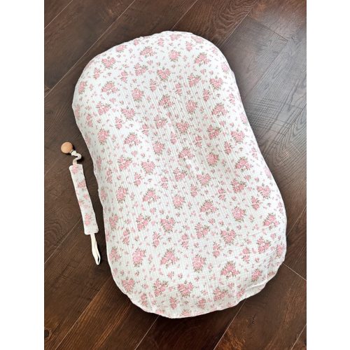 Muslin newborn 7 pcs set, muslin snuggle me organic cover,  baby crib pockets snuggle me cover