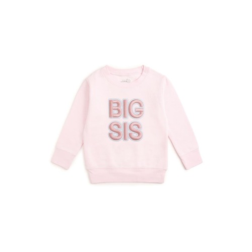 Big Sis Embroidered Patch Sweatshirt