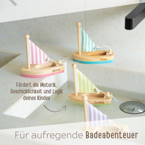 Bath toys, water toys, christening gift boy, bathtub toys, sand toys, christening girl, sailing boat children