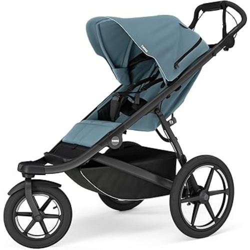 Thule Urban Glide 3 Single Child All-Terrain Stroller, Full-Suspension System, Air-Filled Tires, Upright seat with Adjustable Recline and Built-in legrest