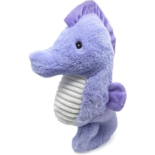 warmies Microwavable & Weighted Stuffed Animals, Sea Horse - Heated Stuffed Animal Plushie for Warmth & Comfort - Cute Soft Plush Toys for Adults & Children (Boys, Girls, Babies & Toddlers)